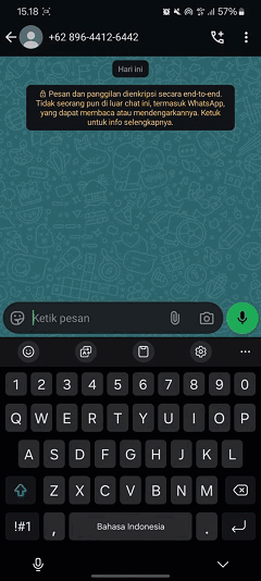 Dashboard Chat WhatsApp Terpusat